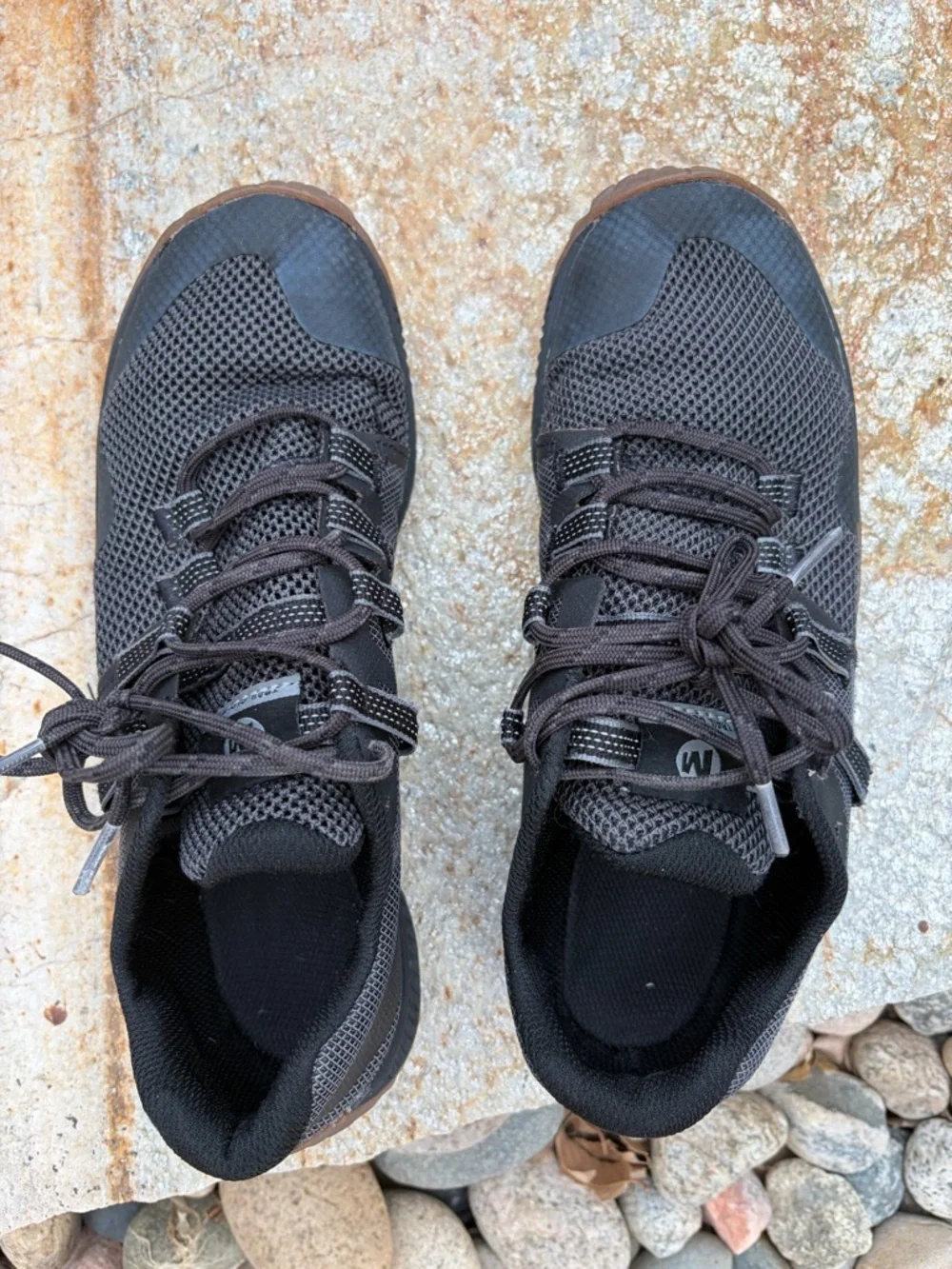 Merrell‎ Trail Glove Mens 8 Black Minimalist Barefoot Vibram